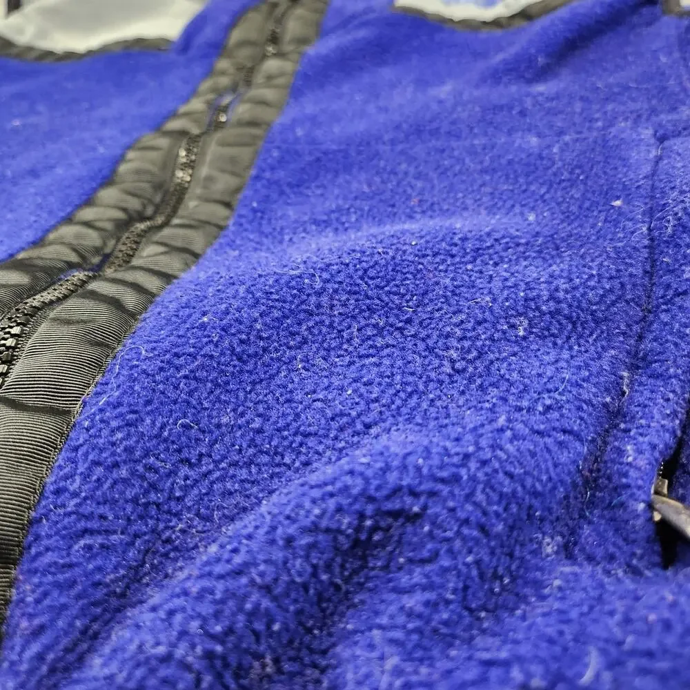 VTG 90s The North Face TNF Mens S Small Fleece‎ Full Zip Vest Jacket USA Made